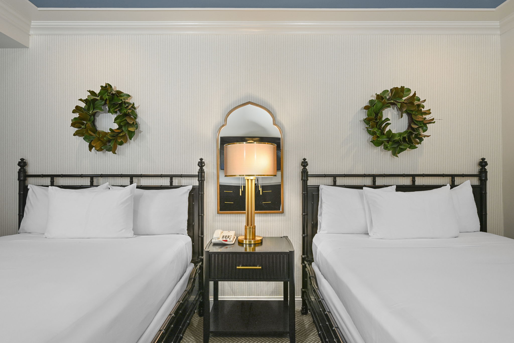Double Queen room at Chateau Renault